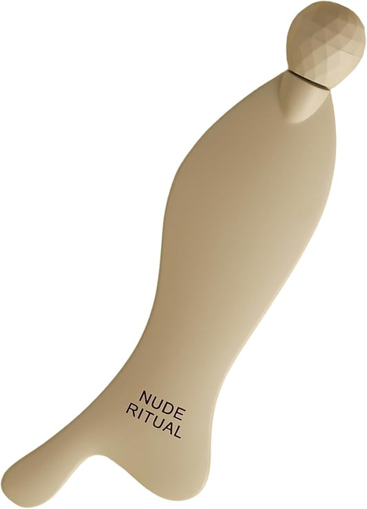 4-in-1 Gua Sha Facial Sculpting Tool – Face & Jawline Massager for Lymphatic Drainage, Circulation & Tension Relief – Premium Facial Massage Tool with Travel Pouch