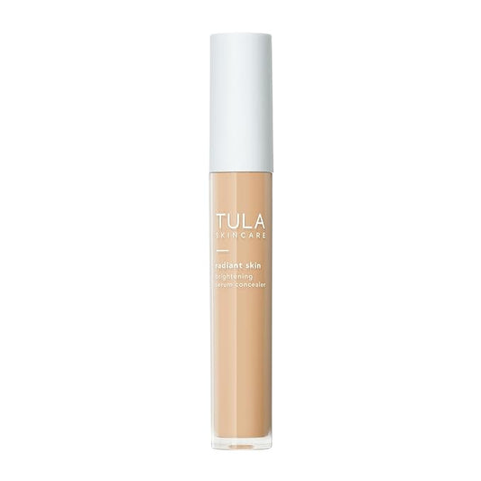 TULA Skin Care Radiant Skin Brightening Serum Concealer - Conceals Dark Circles & Discoloration, Longwearing & Crease-Resistant, Brightens the Appearance of Skin Over Time, Shade 110, 0.18 fl oz.
