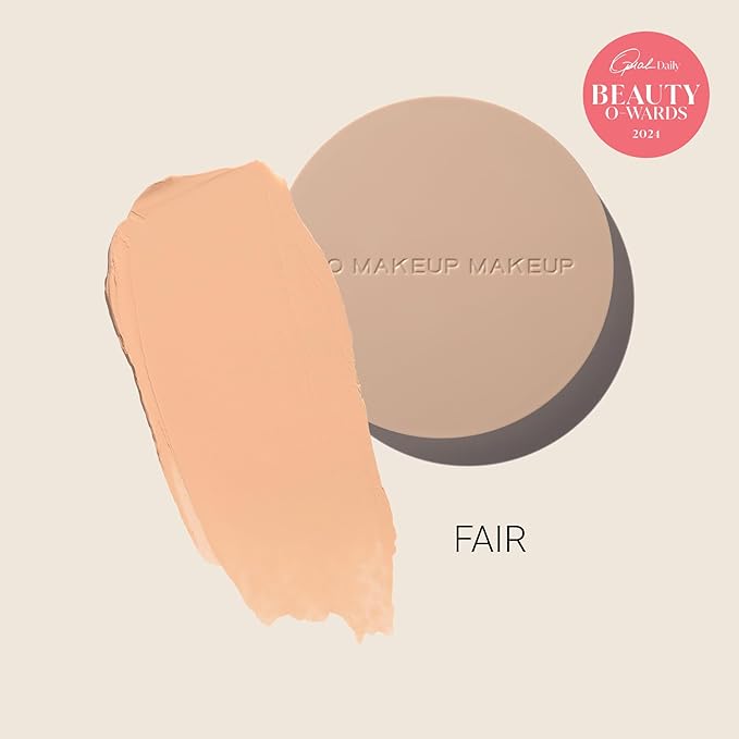 Foundation by No Makeup Makeup | Conceal & Correct with Long-Lasting, Buildable Formula & Lightweight Soft Finish | Cruelty-Free, Vegan, Fragrance-Free | Fair