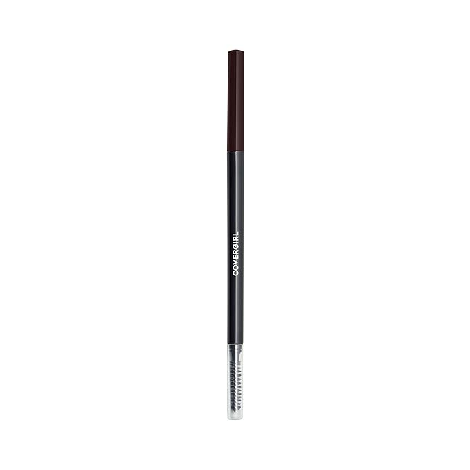 COVERGIRL - Easy Breezy Brow Micro-Fine + Define Pencil, Micro-fine tip, no sharpening required, Built-in spoolie-brush, 100% Cruelty-Free