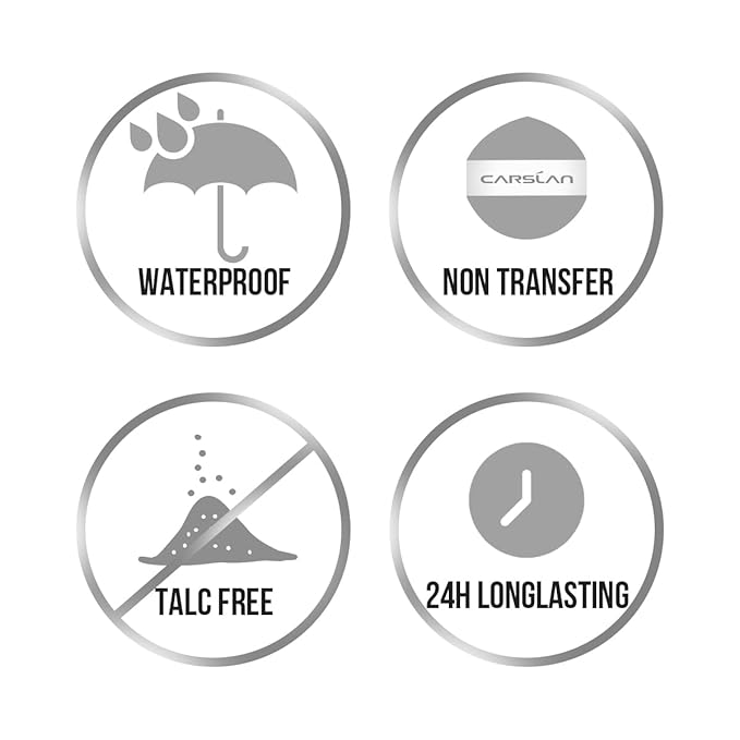 CARSLAN 1.0 Soft Focus Loose Setting Powder, Waterproof, Matte, Oil Control, Shine Free, Talc-Free Face Powder Makeup, 24H Longwear Finishing Powder, 01 Pink