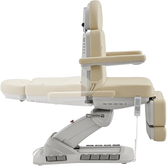 Dir Beauty Spa Medical Treatment Bed 4 Motor Electrical Facial Medical Spa Tables with Rotating Seat Aurora