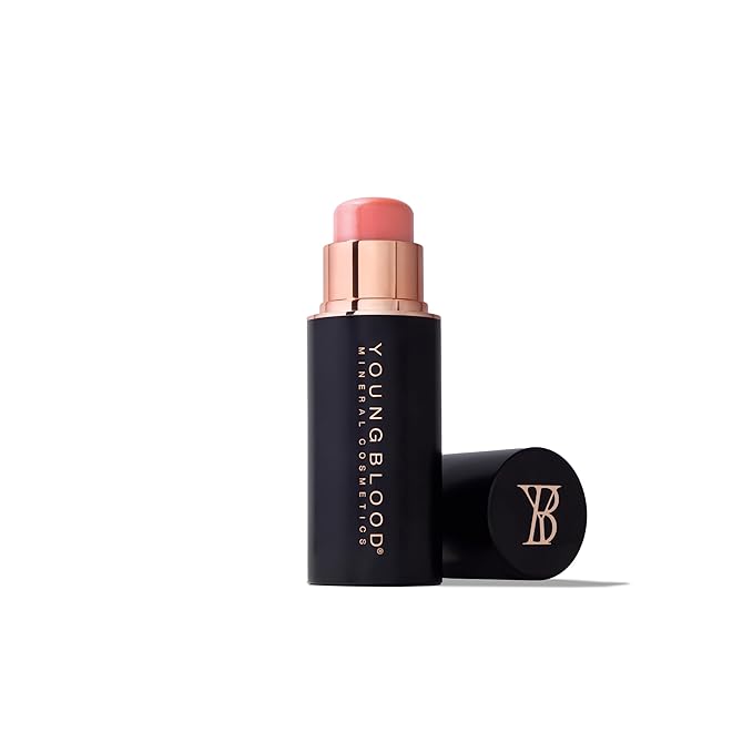 Youngblood VividLuxe Crème Blush Stick, Pink Prosecco