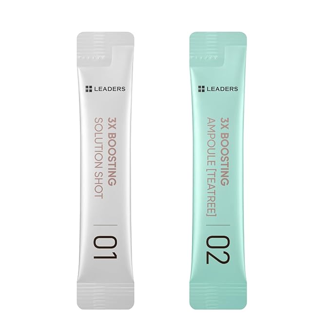 LEADERS 3X Boosting Modeling Mask | 3-Step Korean Skincare with Tea Tree Set of 1 | Soothing, Hydrating & Comforting for Irritated & Heated Skin | Cools & Relieve Skin Sensitivity (Teatree)