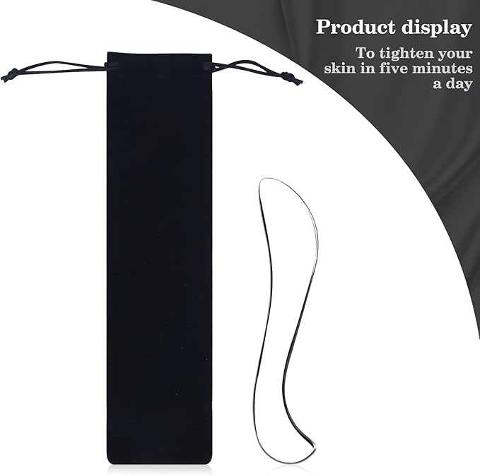 Guasha Massage Tool, Grade Stainless Steel Scraping Tool for Soft Tissue Upgrade Physical Therapy Stuff,Used for Back, Legs, Arms,Neck,Shoulder, Gua sha Tool
