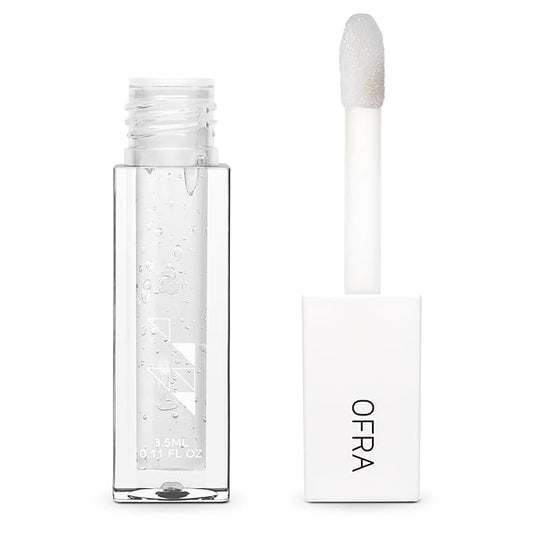 Ofra Lip Lush Plump - Clear Lip Plumper Gloss - Hydrating, Non Sticky, Ultra Glossy, and Cruelty-Free Plumping Lip Gloss - 3.5ml