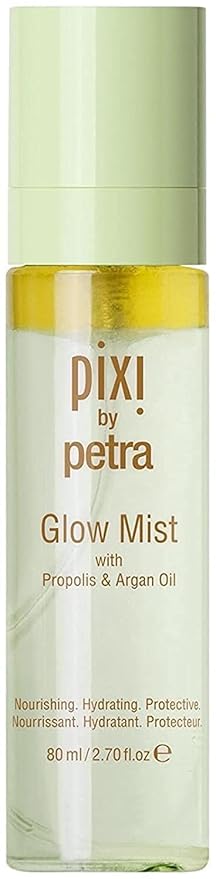 Pixi Beauty Glow Mist | All-Over Mist For Luminous Complexion | Set & Refresh Makeup | Hydrate Skin With 21 Natural Oils | 2.70 Fl Oz
