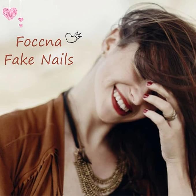 Square Ombre Press on Nails -Soft Gel Press on Nails Short Pink Fake Nails Square Bling Glossy False Nail Tips Artificial Nails for Women and Girls,24pcs