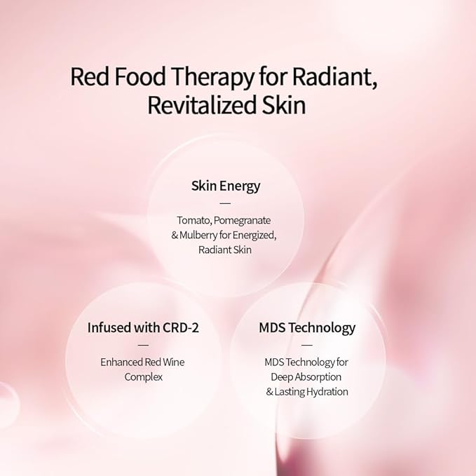 CHARMZONE DeAge Red Addition Classic Skin Care Set (New Version) – 3-Piece Anti-Aging Kit with Toner, Emulsion & Cream – Red Wine, Pomegranate & Tomato for Hydration, Firming & Radiance