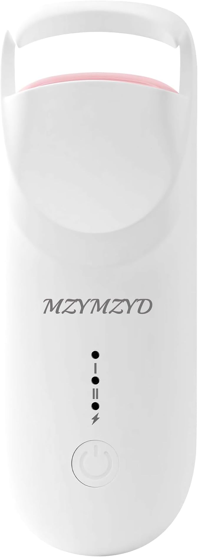 Heated Eyelash Curler, Eyelash Curlers with 10S Quick Heat-Up, 2 Temp Settings, 3S Styling & 24H Long-Lasting Natural Curl, Type-C Recharge, Mini Electric Eyelash Curler for Travel - White