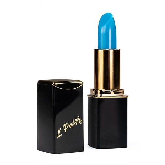 L’Paige LBL – BLUE Color-Changing Lipstick | Aloe-Vera Based, Long-Lasting, Moisturizing | Rich Pink-to-Burgundy Hue with a Creamy Finish