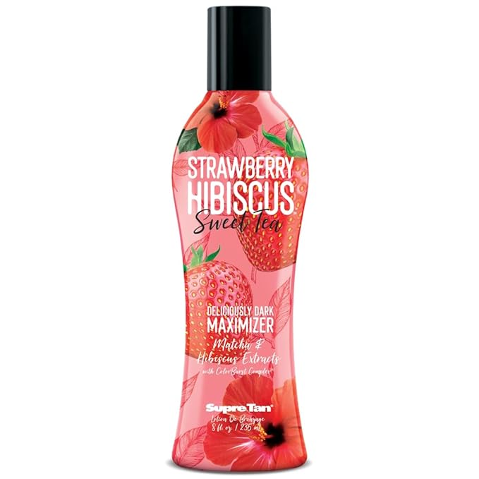 Strawberry Hibiscus Sweet Tea Dark Maximizer 8oz