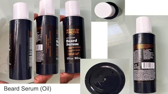 Scotch Porter Beard Kit – Cleanse, Moisturize, Soothe & Style Coarse, Dry Facial Hair for a Fuller/Healthier-Looking Beard – Includes Wash, Conditioner, Oil & Balm