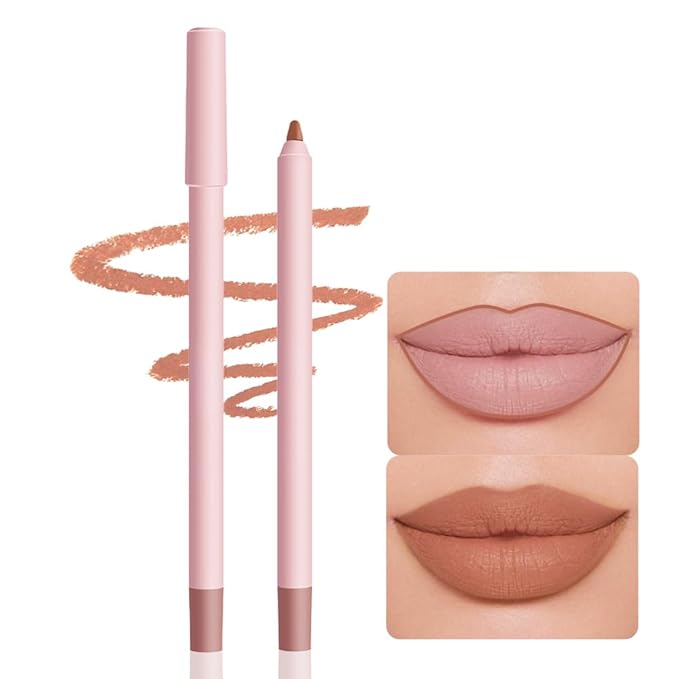 12 Colors lip liner pencils, Modern Classic Lip Liner, Lip Liner Pigmented Vegan Matte, Lasting Finish Lip Liner, Luxurious Creamy Long Lasting Lip Liner, Prevents Feathering and Fading, (01)