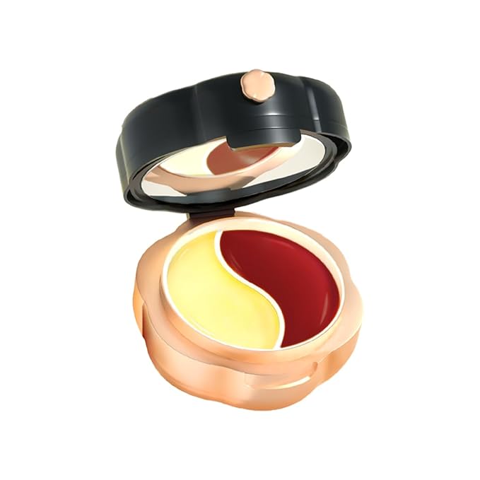 2-in-1 Day Night Double-Color Lip Mask | Jelly Moisturizing | Lip Balm & Lipstick Function | TOMATO Color