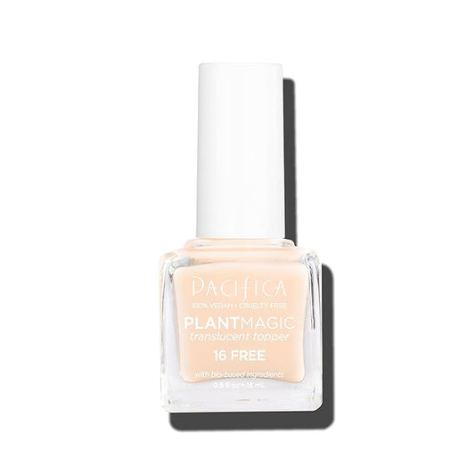 Pacifica Natural Nail Polish – Plant Magic Light Orange Nail Polish - Plant Based, Non-Toxic & Clinically Tested - Lasting Colors, Glossy, Chip-Resistant Clean Beauty Dermatologist Approved, Jasmine