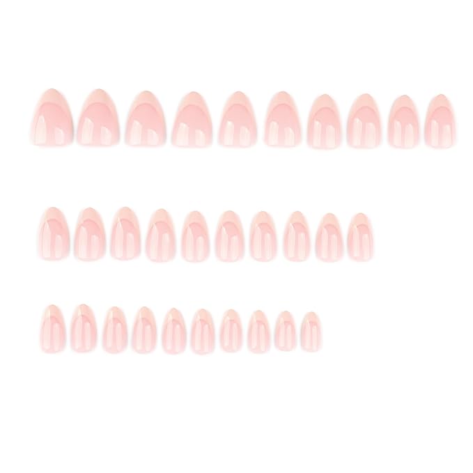 White French Tips Press On Nails Short Almond, White French Soft Gel Stick On Nails, Designer Reusable Acrylic Nail Press Ons, Fake Nails With Glue On Nail, Wedding False Nail For Women