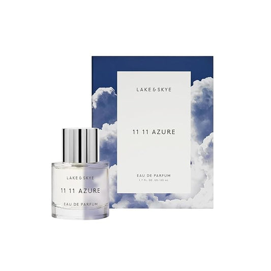 Lake & Skye 11 11 Azure Eau de Parfum, 1.7 fl oz (50 ml) - Sheer, Floral, Musk