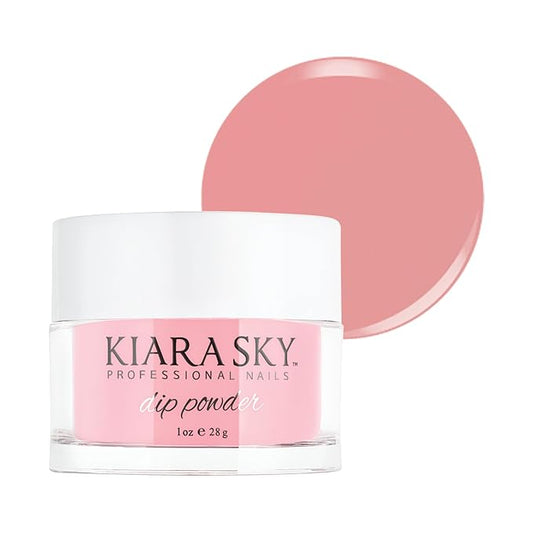 Kiara Sky Long Lasting Nail Dip Powder Pink Petal Dust 1 oz