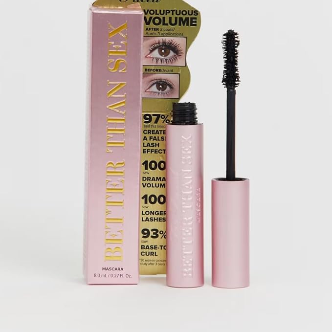 Better Than Love Mascara, Black, Volumizing & Lengthening 8ml/.27oz, Full Size