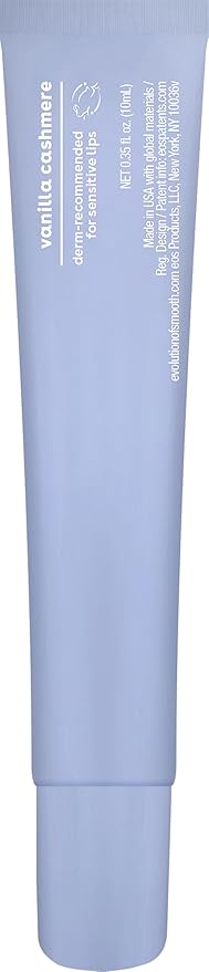 eos Cashmere Lip Butter, Vanilla Cashmere, Plumping Peptides For Smooth Lips, 0.35 fl oz