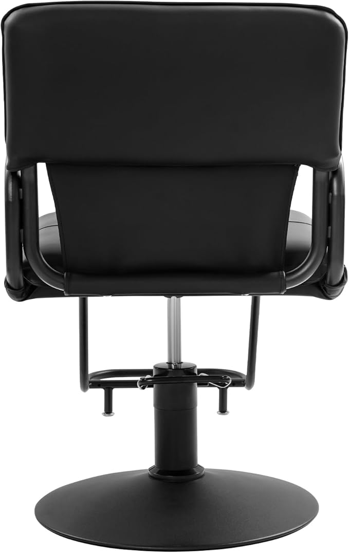 Barber Salon Chair for Hair Stylist,Hair Chair for Barbershop Home Height Adjustable & 360° Swivel Styling Salon Chairs Spa Beauty Salon Equipment, 550Lbs Capacity (Black)