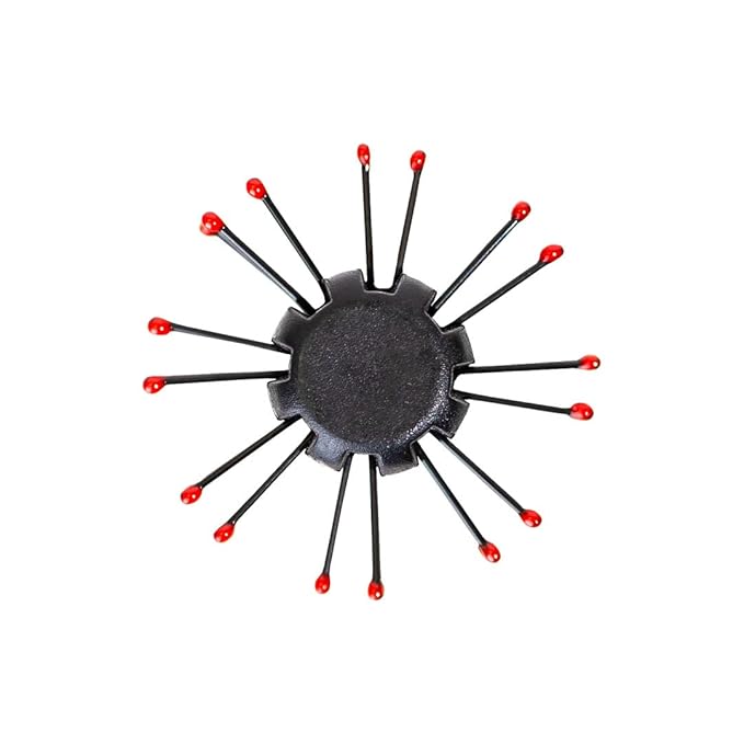 Cricket Static Free RPM 8 Row Round Hair Brush - Curling, Blow Drying, Detangling and Styling Wet or Dry, Suitable for All Hair Types