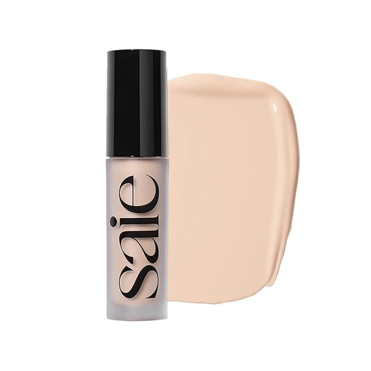 Saie Slip Tint Radiant Cream Concealer & All-Over Face Makeup - Concealer for Dark Circles, Redness & Blemishes - Lightweight Makeup Made with Hydrating Hyaluronic Acid - Shade 2 (0.17 oz)
