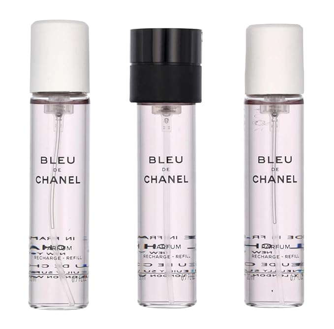 CHANEL Bleu Eau de Parfum Twist & Spray 3 Refills x 20ml