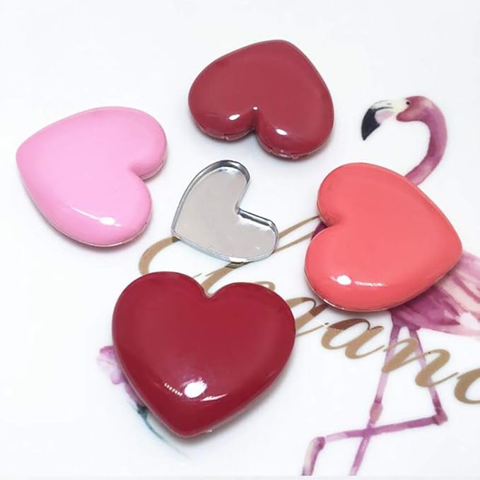 RONRONS 8 Pack Empty Eyeshadow Palette Mini Heart