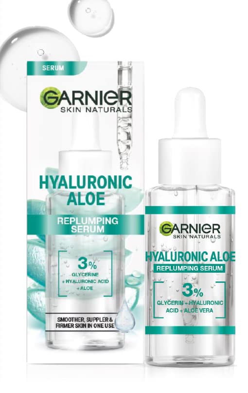 Garnier Skin Naturals Hyaluronic Aloe Replumping Super Serum, 30ml