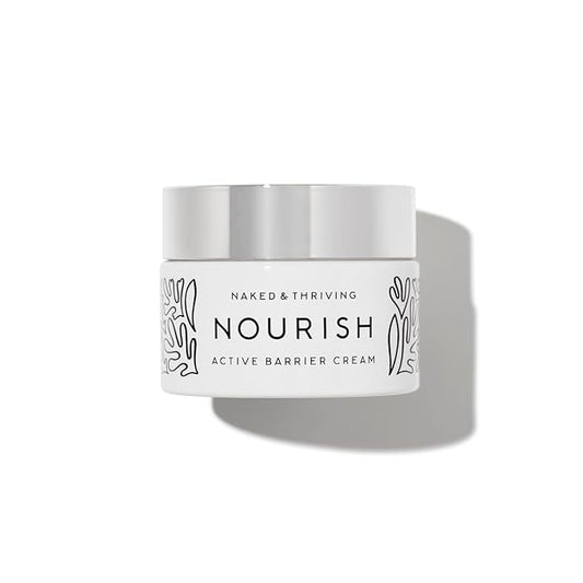 Naked & Thriving Nourish Active Barrier Cream I Anti-Aging & Hydrating | Squalane | Naturally-Derived, Vegan & Cruelty-Free |