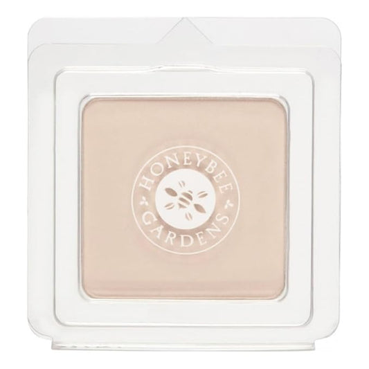 Honeybee Gardens Pressed Mineral Powder Foundation Refill, Geisha, Pale, Cool Shade, Adjustable Coverage, Natural Finish, With Botanical Extracts And Vitamin E, 7.5g