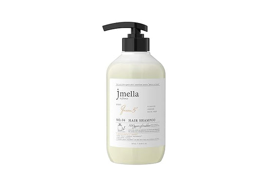 jmella IN FRANCE Hair Care Queen5 Shampoo 16.9 floz with luxury fragrance- Chemical free- Strawberry leaf extract -4 types of plants oil -17 types of amino acid complex, Hydrolyzed Collagen