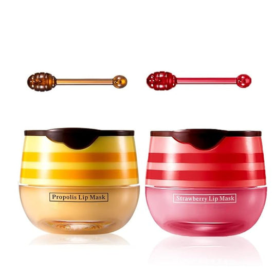 2 Pcs Lip Balm Honey Pot, Lip.