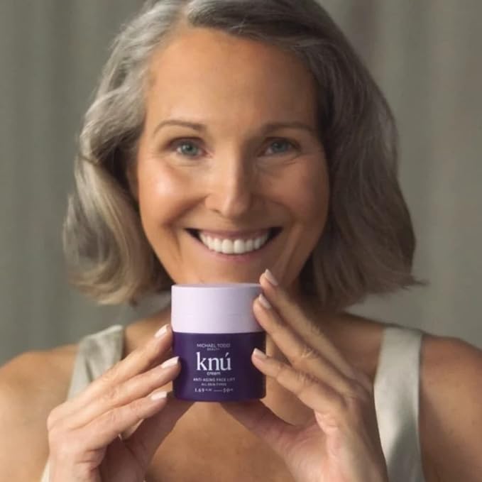 MICHAEL TODD Beauty KNU Cream – Face Lifting, Brightening & Tightening Cream – For Moisturizing & Rejuvenating – With Bakuchiol, Peptides & Snail Secretion – For All Skin Types – 1.68 fl oz/50 mL