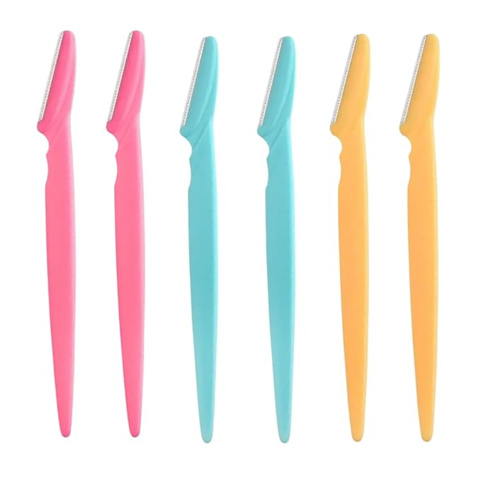 6 PC Eyebrow Razor Demaplane Tool for Women & Men Facial Eyebrow Trimmer Shaper Facial Hair Remover