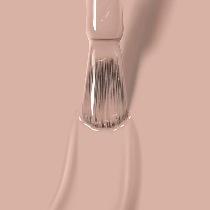 LONDONTOWN lakur Nail Polish - Chip-Resistant, Non-Toxic, Conditions & Hydrates Nails | Glossy Taupe Brown, Café Au Lait, .40 fl oz