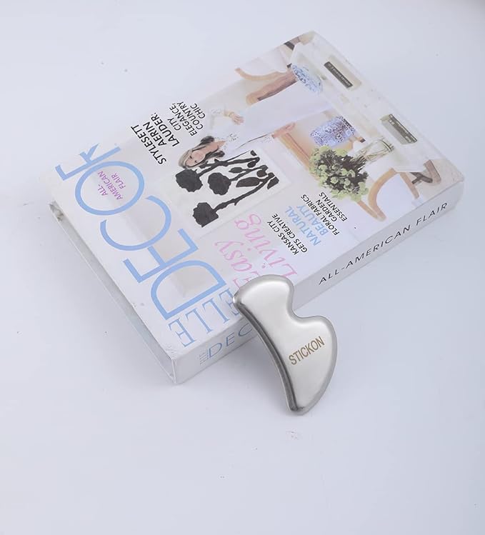 STICKON Stainless Steel Gua Sha 3 in 1 Muscle Scraper Tool Set, Guasha Kit Scraping Massage Tools IASTM Tools for Physical Therapy, Relieve Muscle Pain and Tension(STICKON-37)