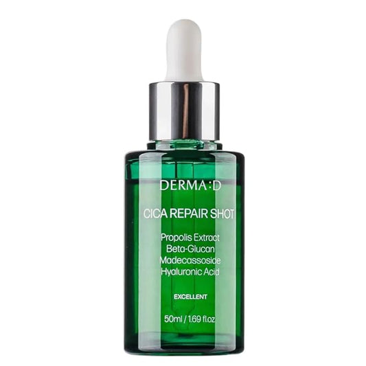 CICA Repair Ampoule (1.69 fl oz) - Calming & Hydrating Korean Face Serum with Hyaluronic Acid, Beta-Glucan, Propolis & Madecassoside. Lightweight K-Beauty Ampoule for Redness & Sensitive Skin