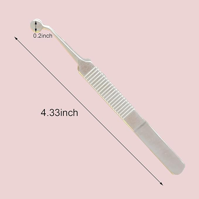 Meibomian Gland Expressor Stainless Steel Eyelid Massage Tweezers for Dryeye Extraction Tool