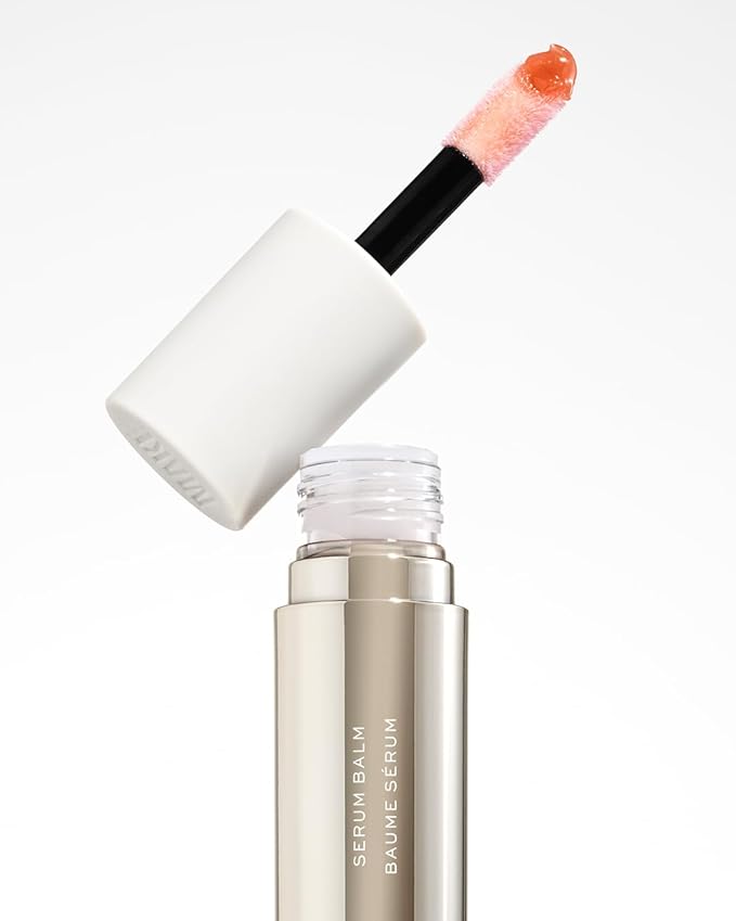 MAKE Serum Balm – Hydrating Lip Oil Treatment – Softening, Smoothing and Plumping Lip Cream – All Day Comfort, Gloss and Shine, Nude Nova 0.15 Oz