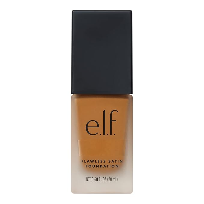 e.l.f. Flawless Finish Foundation, Lightweight & Medium Coverage, Semi-Matte Finish, Latte, 0.68 Fl Oz (20mL)