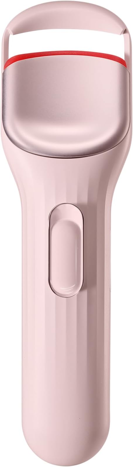 Heated Eyelash Curler Pro, 149F/167F Heat Settings, Food-Grade Silicone Pad, Rechargeable 600mAh Battery (Light Pink)