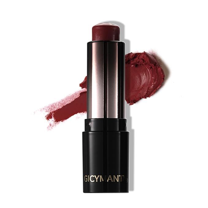 Matte Lipstick for Women, Long Lasting Moisturizing Lip Stain, Waterproof Lip Color Makeup (Reddish Brown)