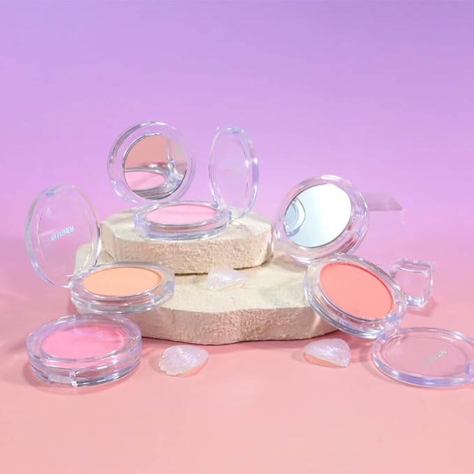 Blush for Cheeks Makeup Palette, Natural Matte Cream Powder Single Blushes for Eye and Cheek, Buildable Long-Lasting Color,Vegan & Cruelty-Free,Everyday Makeup Look for Women,#05-Nude Skin Tone