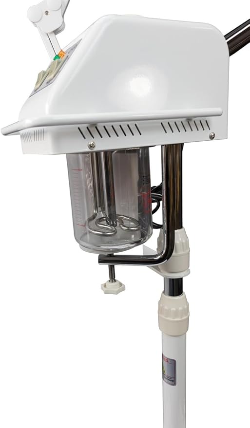 2 in 1 Facial Steamer and Magnifying Lamp Combo (SL-601 & 1001T) (White)