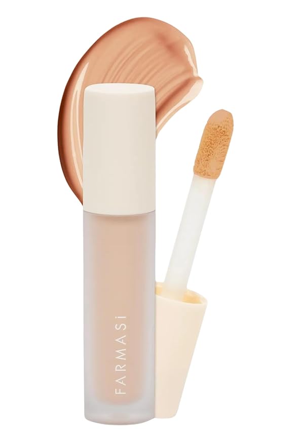 FARMASI Vfx Pro Liquid Concealer Makeup, All-in-one Full Coverage, Highly Pigmented Concealer for All Skin Type, Hide Shadows & Imperfections, Enhance Skin Fullness Foundation Concealer 0,24 Fl Oz C11