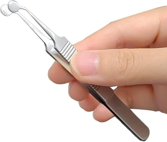 Meibomian Gland Expressor Stainless Steel Eyelid Massage Tweezers for Dryeye Extraction Tool