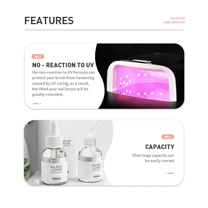 beautilux Nail Brush Cleaner Gel,